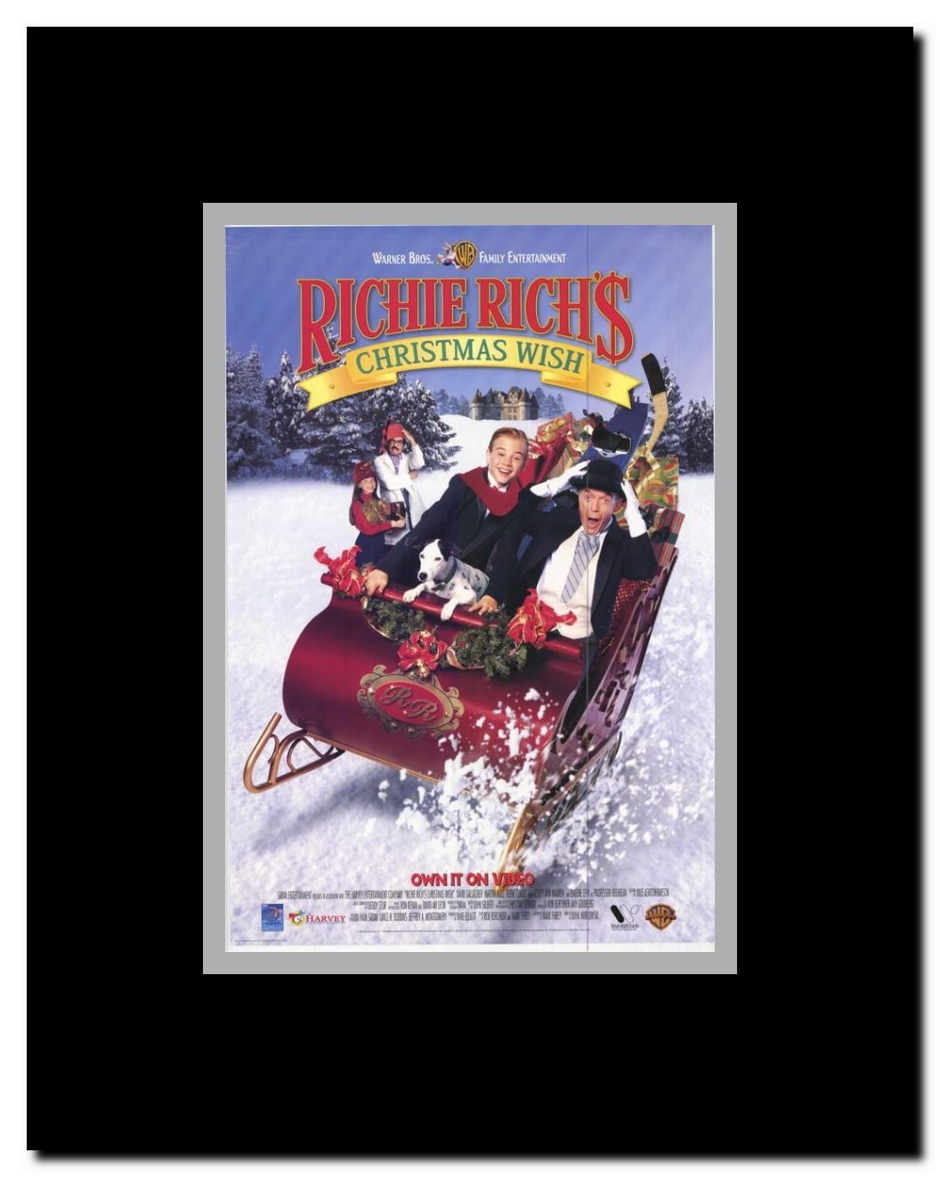 Richie Richs Christmas Wish Framed Movie Poster