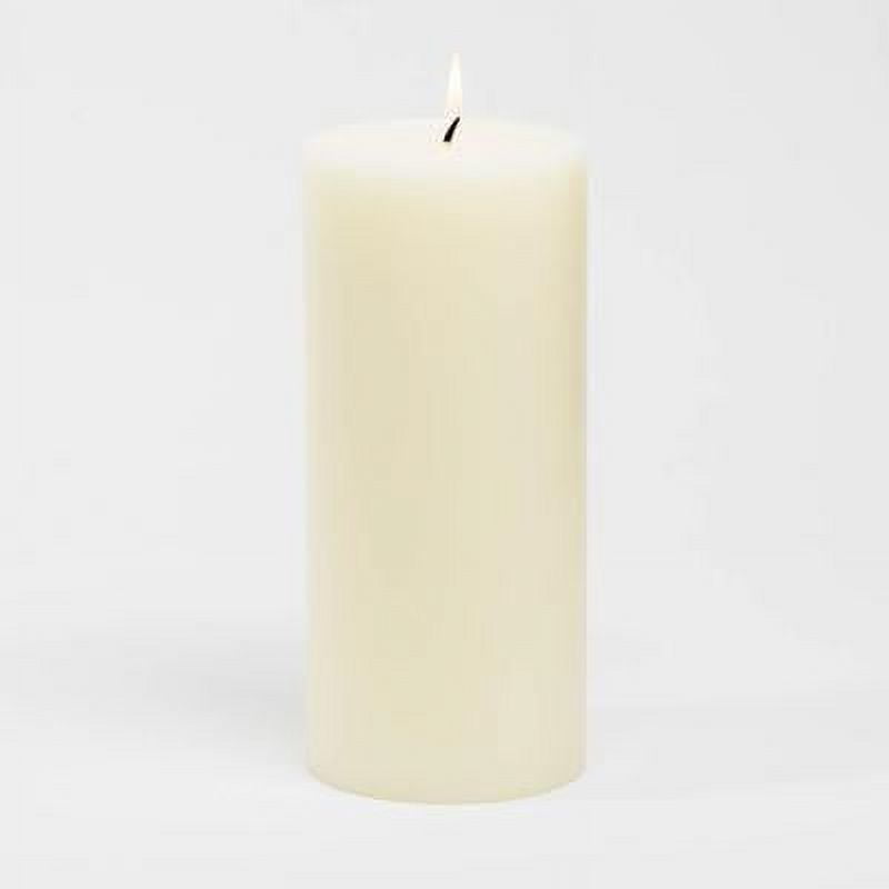 Richland 4" x 9" Ivory Pillar Candle