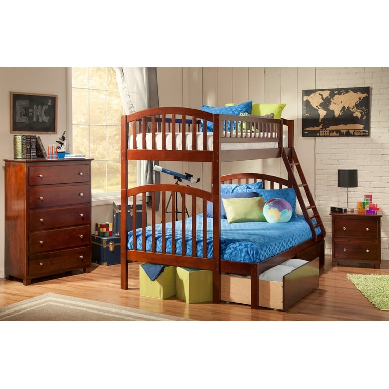 Richland Bunk Bed Twin over Full in Multiple Colors and