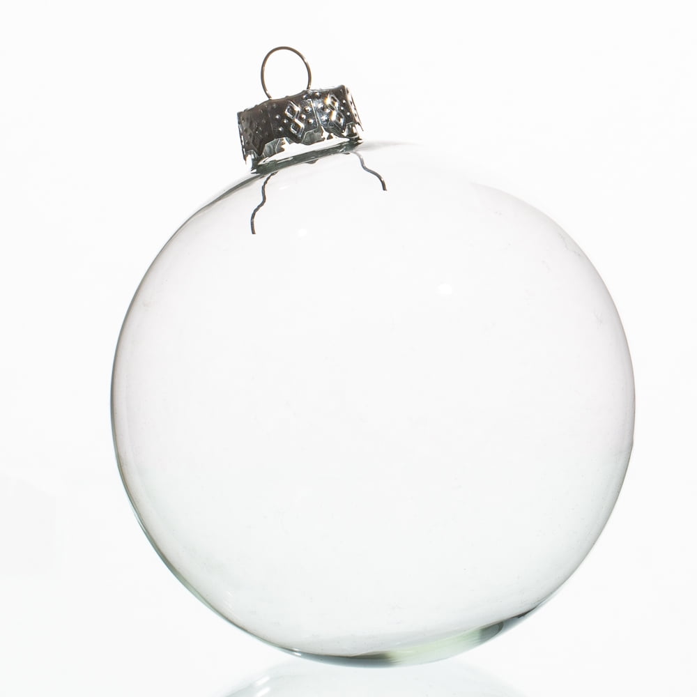 Richland Clear Glass Wedding Ball Ornaments, 12 Count (4")