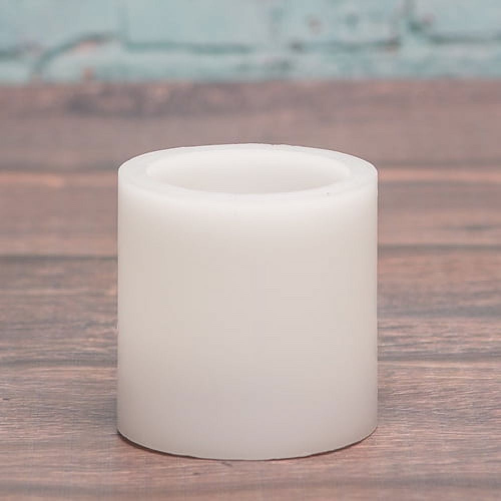 Richland Flameless LED Pillar Candle 3"x3" White Set of 6
