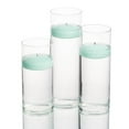 thumbnail image 1 of Richland Floating Candles & Eastland Cylinder Holders Aqua Blue Set of 36, 1 of 3