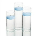 thumbnail image 1 of Richland Floating Candles Light Blue & Eastland Cylinder Holders Set of 3, 1 of 3
