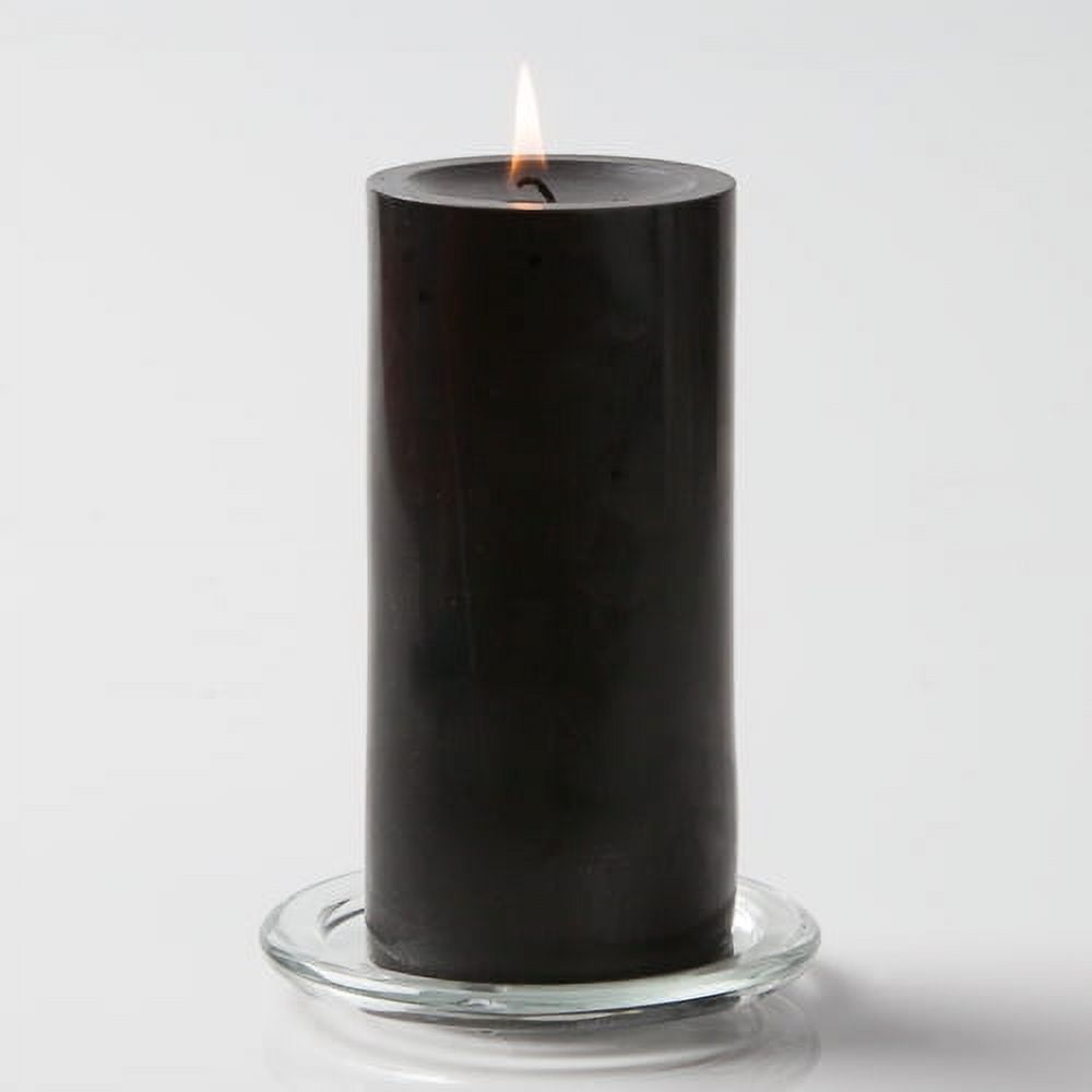 Richland Pillar Candle 3" x 6" Black