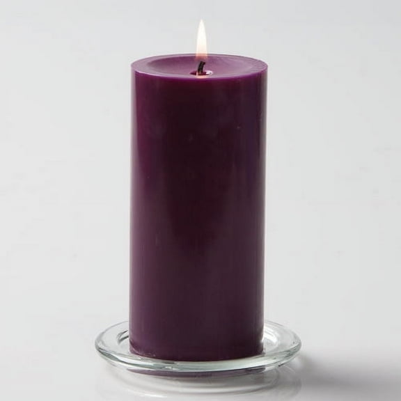Richland Pillar Candle 3" x 6" Purple