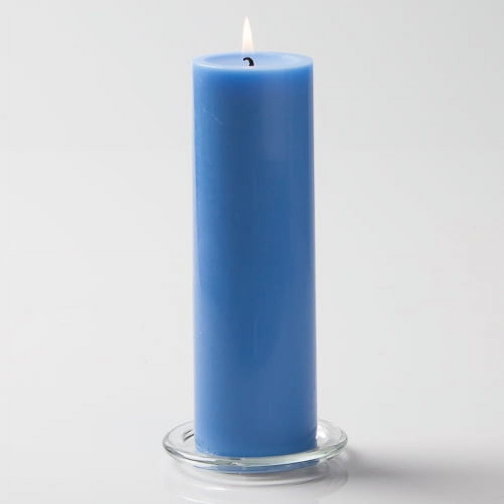 Richland Pillar Candle 3" x 9" Light Blue