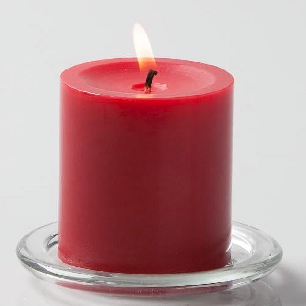 Richland Pillar Candle 3\"x3\" Red