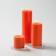 thumbnail image 1 of Richland Pillar Candles 3" x3", 3" x6" & 3" x9" Orange Set of 3, 1 of 1