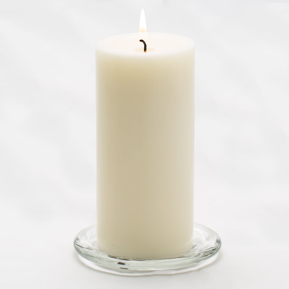 NAPA LIGHTLI Moving Flame Indoor Pillar Candle - 4x7 Inch, Flameless LED, Hand-Poured Wax, Timer Function
