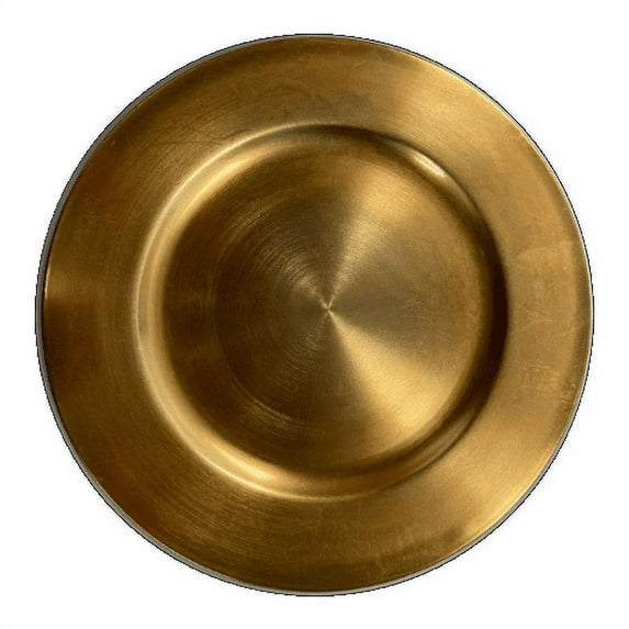 Richland Plain Charger Plate 13" Gold Set of 12