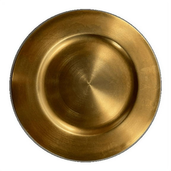 Richland Plain Charger Plate 13" Gold Set of 48