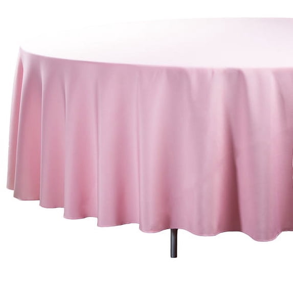 Richland Round Tablecloth 120" Pink Set of 10