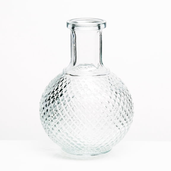 Richland Textured Glass Perfume Vase 6" Set of 24