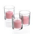 thumbnail image 1 of Richland Votive Candles & Eastland Frosted Votive Holders Pink Unscented Set of 72, 1 of 3