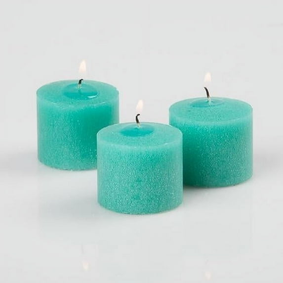 Richland Votive Candles Unscented Aqua Green 10 Hour Set of 72