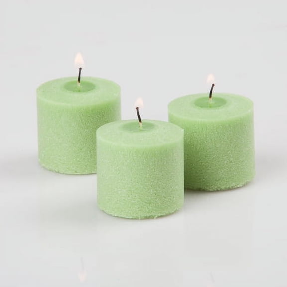 Richland Votive Candles Unscented Green 10 Hour Set of 12