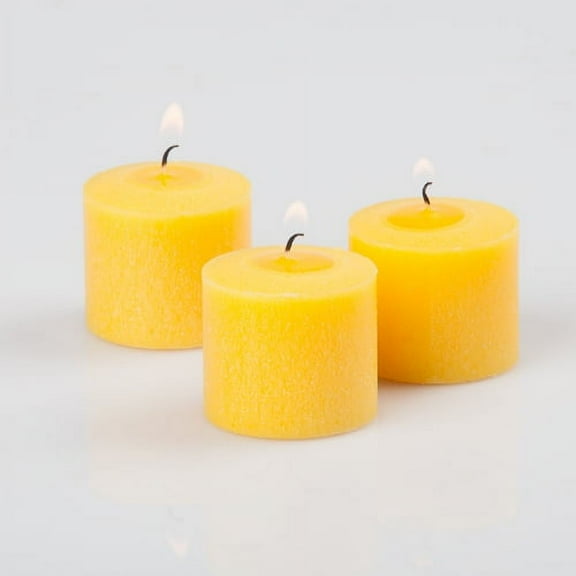 Richland Votive Candles Yellow Lemon Meringue Scented 10 Hour Set of 12