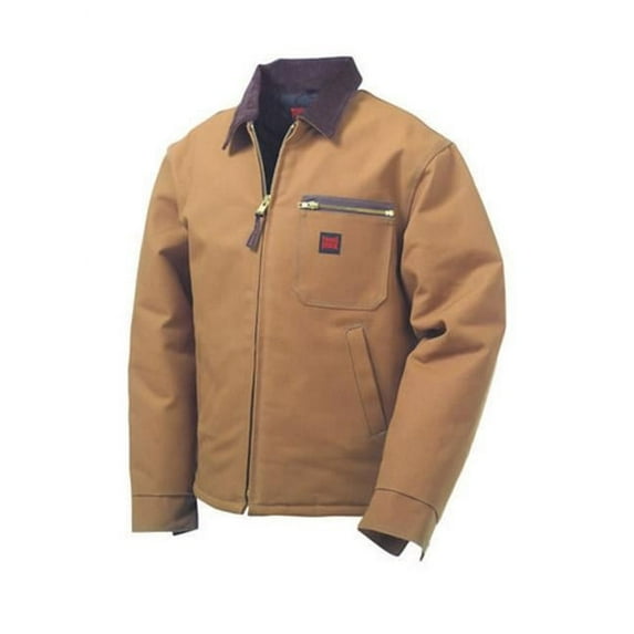 Richlu 213746BRLT Tough Duck Chore Brown Jacket, Large Tall