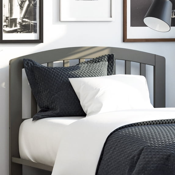 AFI Richmond Twin Solid Wood Headboard, Grey