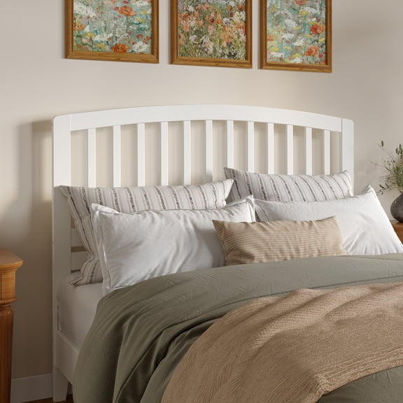 AFI Richmond Queen Solid Wood Headboard, White
