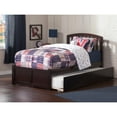 thumbnail image 1 of Richmond Platform Bed with Flat Panel Foot Board and Twin Size Urban Trundle Bed in, Multiple Colors and Sizes, 1 of 8