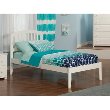Richmond Platform Bed with Open Foot Board in, Multiple Colors and Sizes