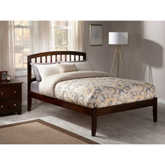 Richmond Platform Bed with Open Foot Board in, Multiple Colors and Sizes