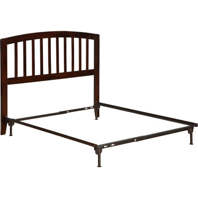 Richmond Queen Walnut Wood Headboard with Mission Slats