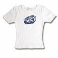 thumbnail image 1 of Richmond Riverdogs - Logo White Juniors Babydoll T-Shirt - Medium, 1 of 1