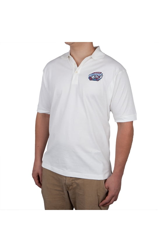 - Logo White Polo Shirt - X-Large