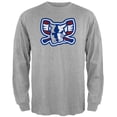 thumbnail image 1 of Richmond Riverdogs - Mad Dog Long Sleeve Grey T-Shirt, 1 of 1