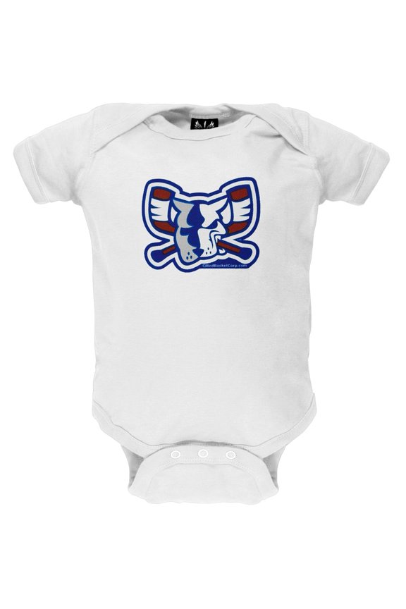 - Mad Dog White Baby One Piece - 18-24 months