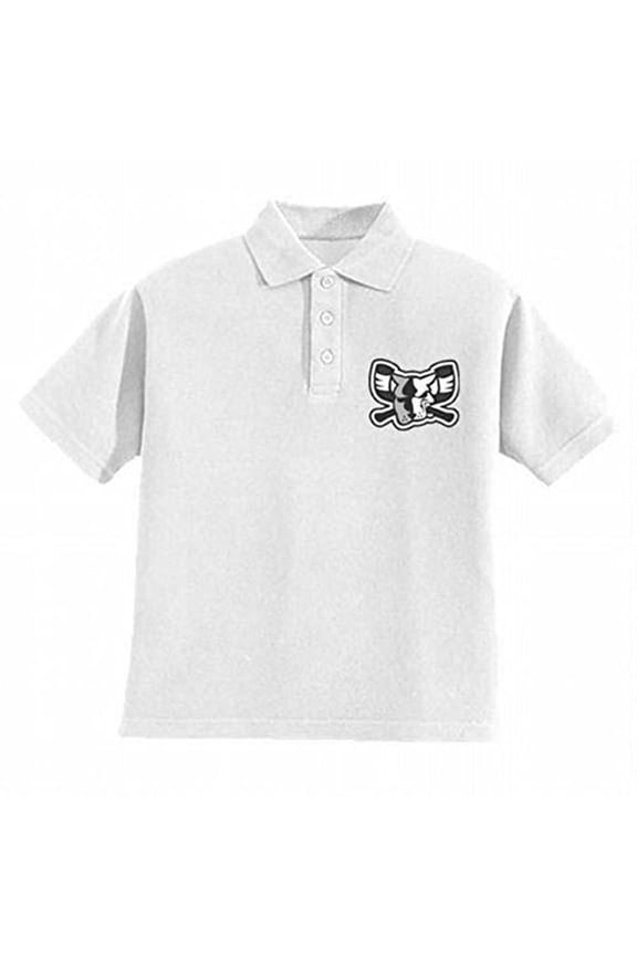 - Mono Mad Dog White Adult Polo T-Shirt - X-Large