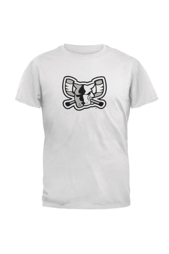 - Mono Mad Dog White Adult T-Shirt - 2X-Large