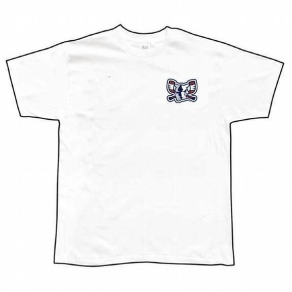 Richmond Riverdogs - Small Logo White Adult T-Shirt - Medium