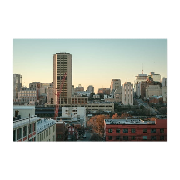 Richmond Skyline 03 - Richmond Virginia Photography Cityscape Skyline Architecture City Travel Poster Street Photography Unframed Wall Art Print 4 x 6 inches