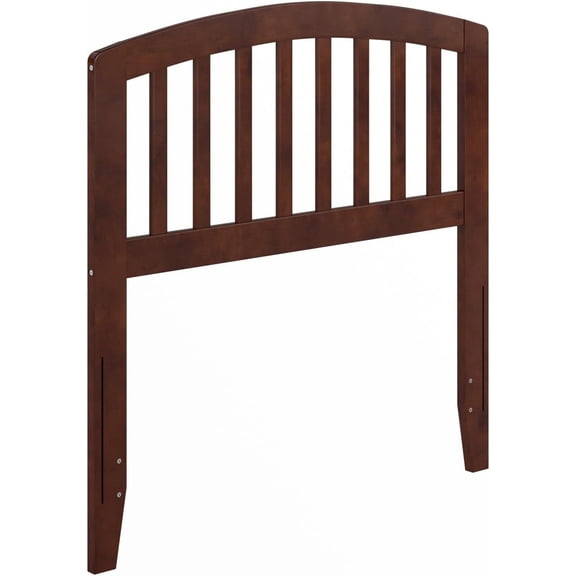 Richmond Slatted Twin Solid Wood Headboard, Walnut