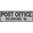 thumbnail image 1 of Richmond, Va Post Office Sign Vintage 6x18 206180011089, 1 of 1