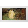 thumbnail image 1 of Richmond, William Blake 32x18 White Modern Wood Framed Museum Art Print Titled - Venus and Anchises, 1 of 4