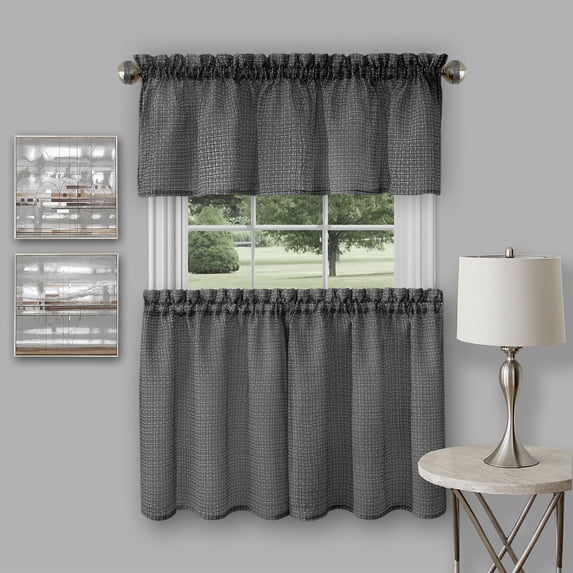 Richmond Window Kitchen Curtain Tier Pair and Valance Set