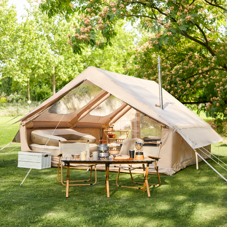 Glamping Tent Best Room Tent Richryce 4-Season Family Inflatable