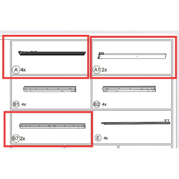 Richryce Gazebo Accessories A * 1, A1 *1, B7*1