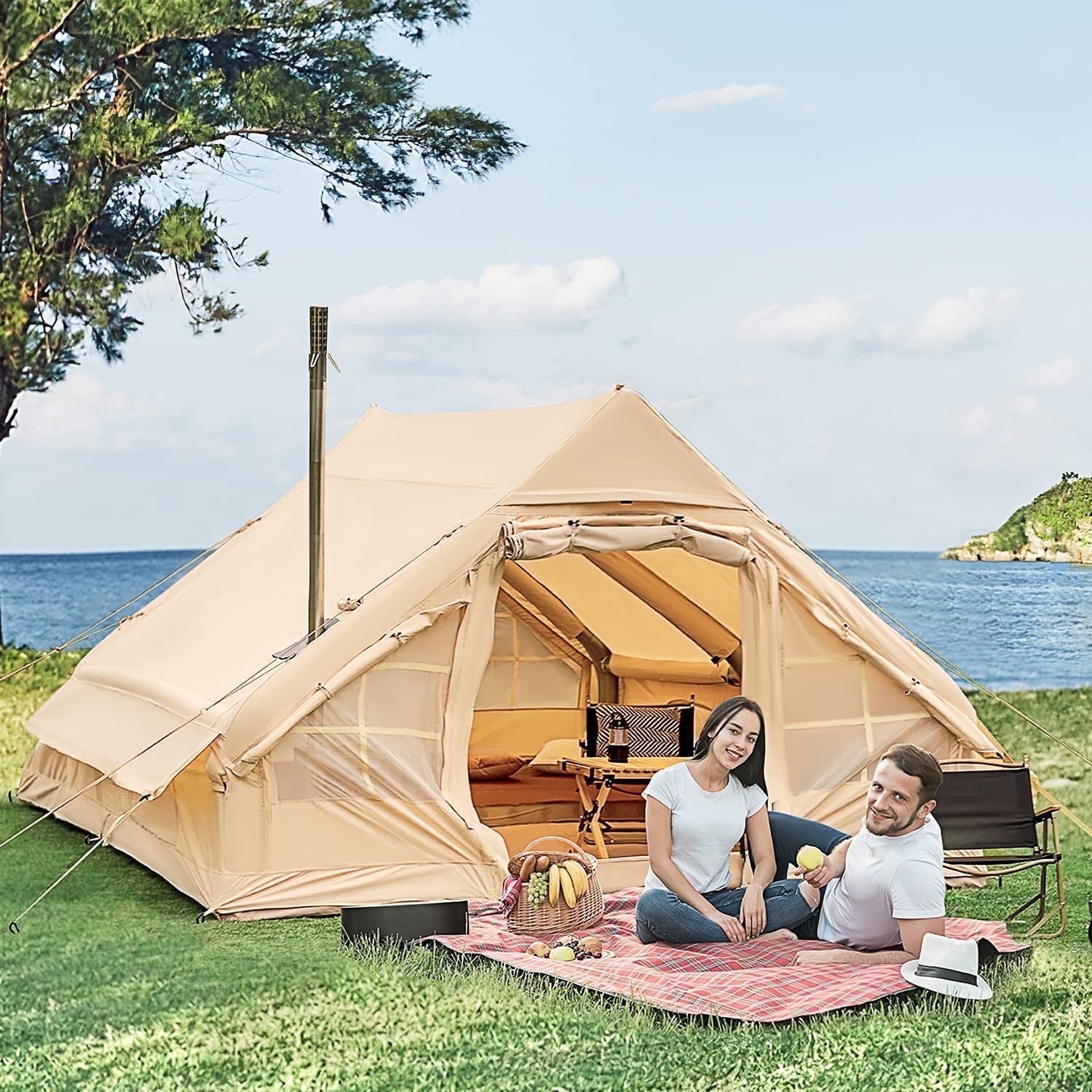 ◆YURT◆ MORI_4color [YMC01] Amazon.com : YITAHOME Canvas Bell Tent Cotton Canvas Yurt