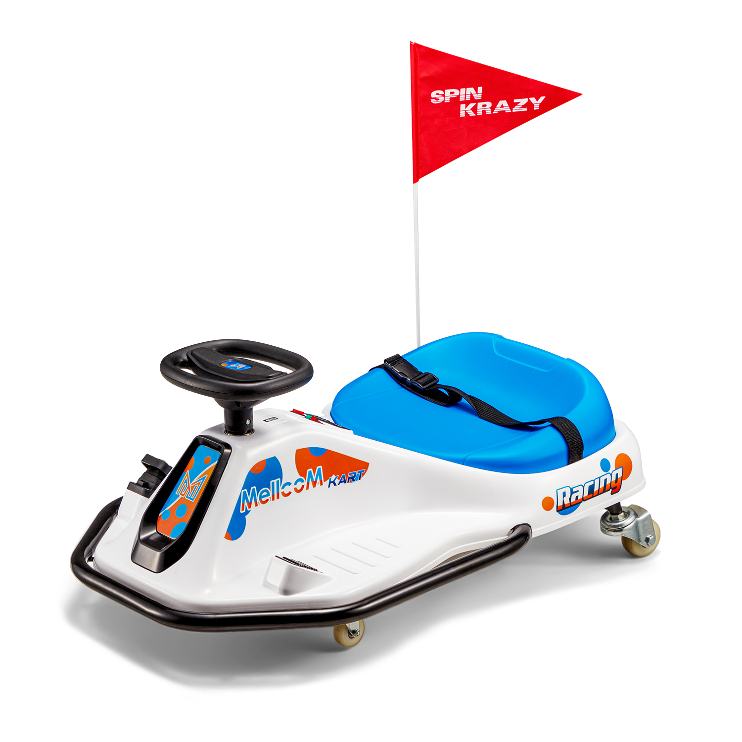 Richryce Kids Ride on Drift Car,Electric Drifting Go-Kart for Rider with 2 Speeds,Music for Ages 3 and Older,Blue