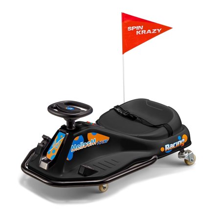 Richryce Ride on Drift Car,24V Electric Drifting Go-Kart for Rider with 2 Speeds, Music or Ages 3 and Older, Christmas Gifts for Boys and Girls, Black