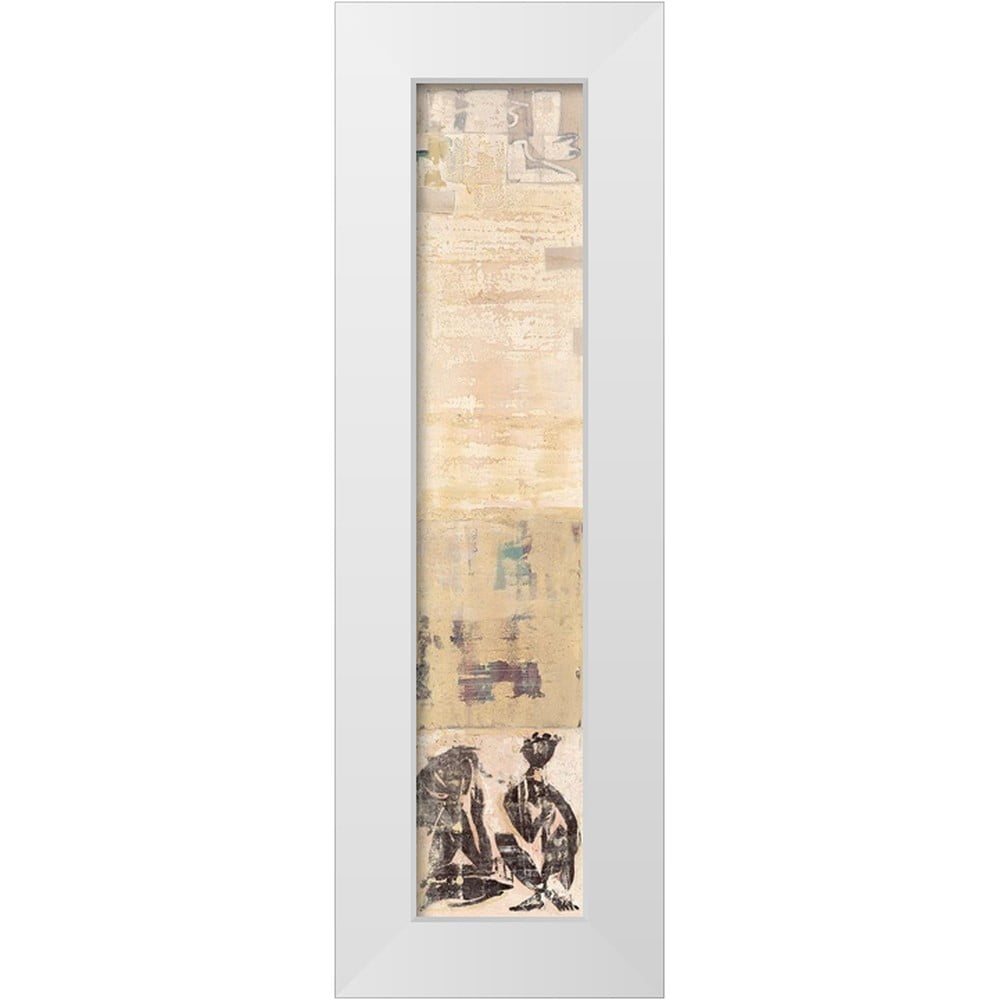 Richter-Armgart, Rose 10x32 White Modern Wood Framed Museum Art Print ...