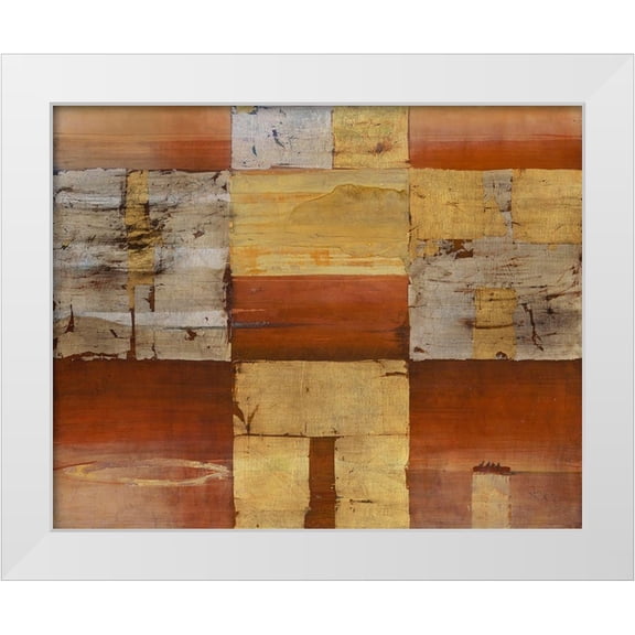 Richter-Armgart, Rose 14x12 White Modern Wood Framed Museum Art Print Titled - Deep Horizon