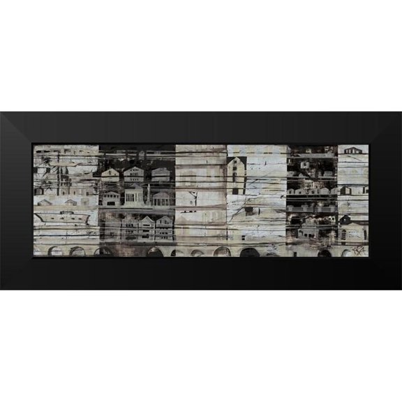 Richter-Armgart, Rose 14x7 Black Modern Framed Museum Art Print Titled - Classic City