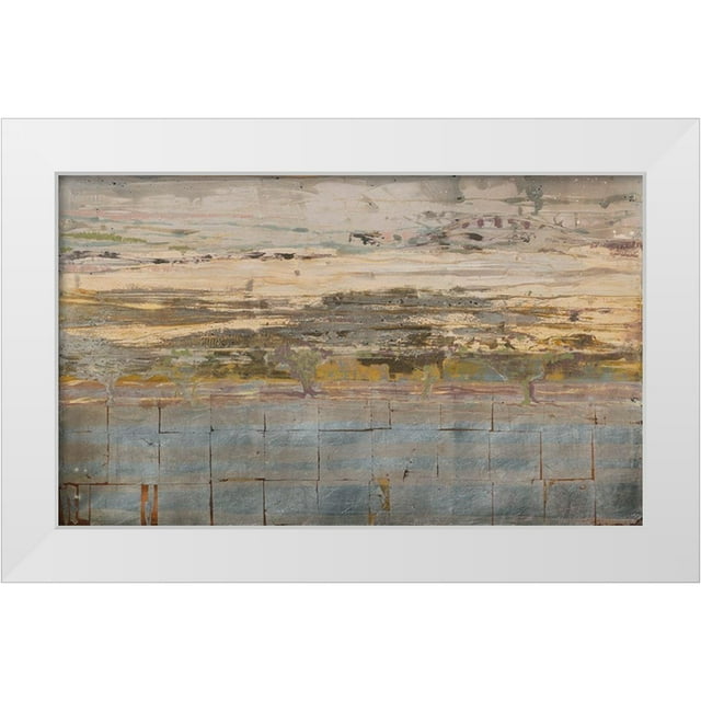Richter-Armgart, Rose 18x12 White Modern Wood Framed Museum Art Print ...