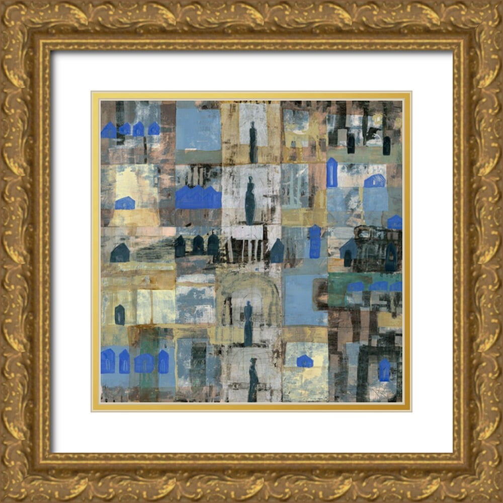 Richter-Armgart, Rose 20x20 Gold Ornate Wood Framed with Double Matting ...